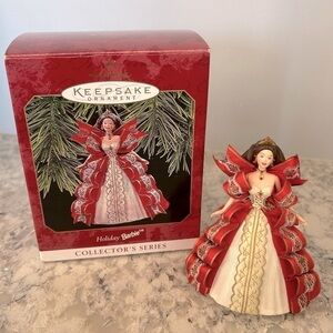 Hallmark Keepsake Holiday Barbie Ornament 1997